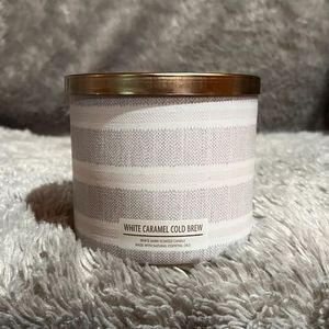Bath and Body Works White Caramel Cold Brew Candle